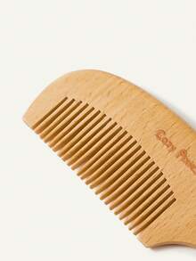 Cozy Pixies Baby Care Tools Two-Piece Set Soft Hair Comb Brush, Wool Bow Wooden Comb Brush, Gently Remove Hair Tangles, Newborn Comb Brush - Multicolor - View 10