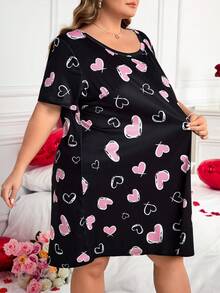 SHEIN CURVE+ CURVE PLUS /Valentine's Day/Large Solid Color Chest Gathering Effect Jumpsuit, Jumpsuit Shapewear, Transparent Shoulder Straps, Backless Design - Multicolor - View 4