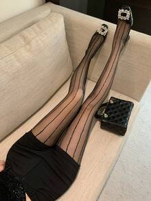 DAZY Women's Casual Leggings For Autumn - Black - View 1