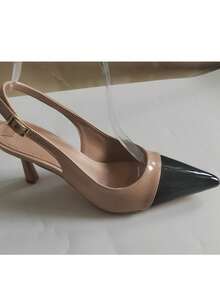 CUCCOO SZL Women's Pointed Toe Buckle Design Fashionable High Heels, Versatile For Daily Wear - Apricot - View 15