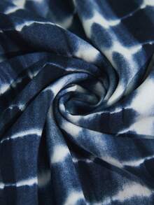 Sylviya Women's Casual Tie-Dye Ruffled Hem Tube Dress For Vacation,Vacation - Multicolor - View 7