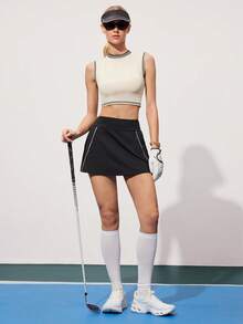 CourtClass 女士高尔夫服装 - 白色 - 查看 3