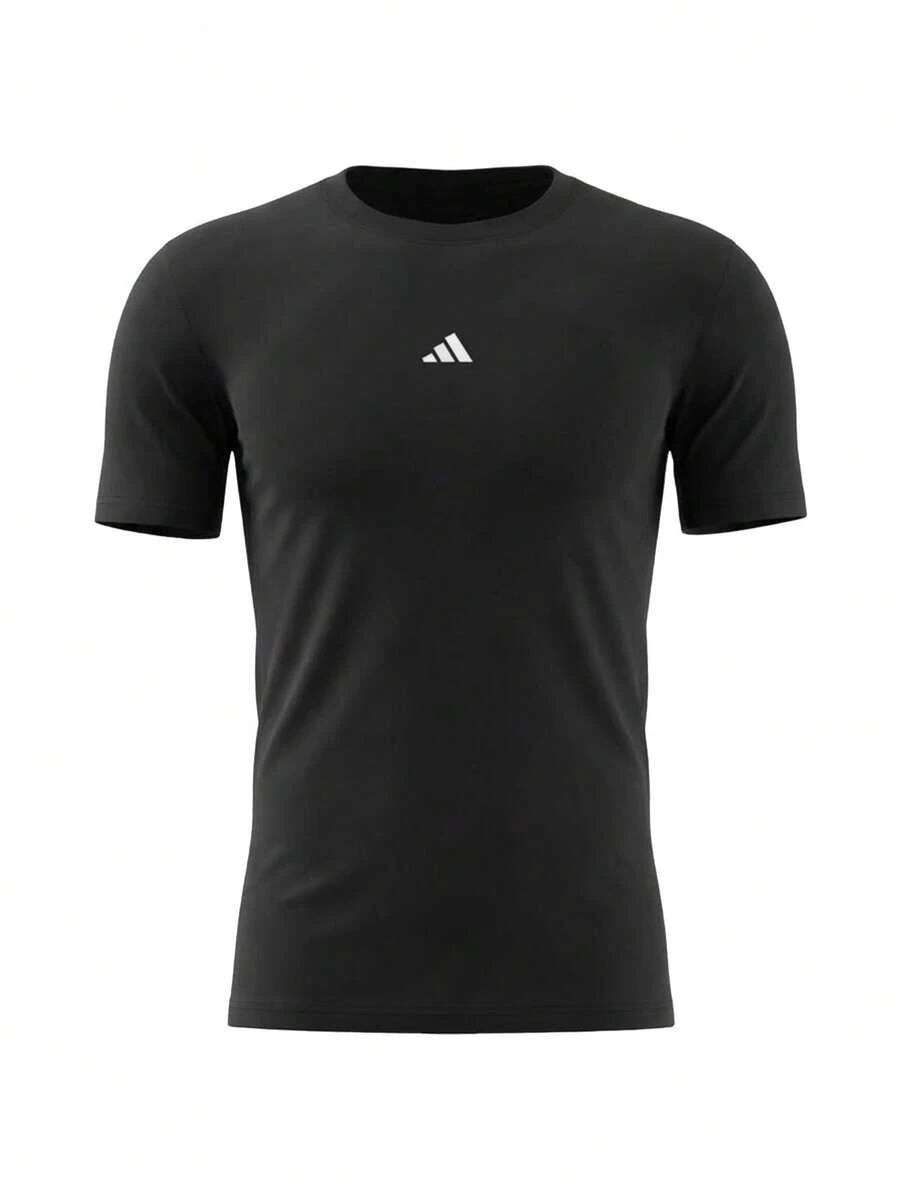 Adidas Techfit Men's T-Shirt Black - Black - View 1