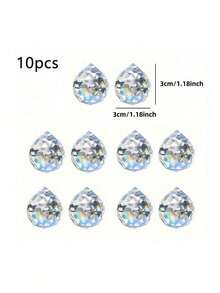 水晶棱镜阳光捕捉器 - 彩虹制造器，适用于家居和派对装饰，是婚礼、订婚、生日和毕业典礼的完美礼物 - 2 厘米/0.78 英寸 - 查看 19