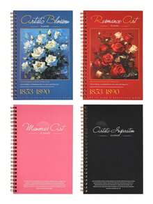 Set Of 4 Mind Canvas Notebooks - Best-Selling High Aesthetic 2026 Planners & Journals - 4pcs - View 10