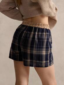 Women's Loose Casual Plaid Pants, Suitable For Vacation, Church, Teacher's Day, Country Music Concert, Leisure At Home, Sleepwear Bottom - Multicolor - View 3