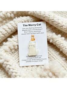 10-Piece Cartoon Pocket Hug & Encouragement Card Set | Heartwarming Cheer-Up Cards For Friends & Family - multicolor - View 4