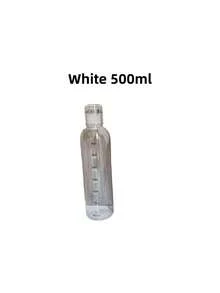 1pc 500ml/750ml AS Plastic Sports Water Bottle With Scale Markings - Portable Graduated Cup For Outdoor Activities - Multicolor - View 8