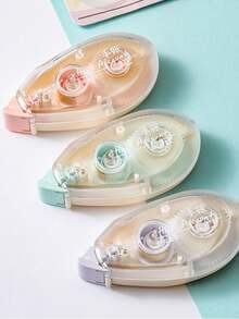 1 pieza/3 piezas Cinta adhesiva transparente doble cara de 6m, empaque aleatorio sencillo para volver a la escuela - Varios - Ver 6