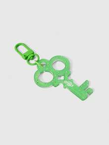 ROMWE Anime 1Pc Light Green Key Pattern Keychain, Bag Decoration, Multi-Functional Decorative Accessories, Suitable For Daily, College, And Other Matching Single Items - Light green - View 3