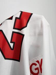 Mistrie Women's Letter & Number Print Casual Party Daily Wear Camisole Mini Dress - White - View 5