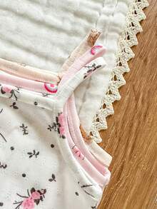 Vintaside Kids 3pcs Baby Girls Jacquard Fabric Camisole Vest. Sleeveless, Refreshing To Wear Outerwear, Cute And Fashionable, Macaron Pastel Color Palette, Sweet And Brightening, Versatile. Soft And Comfortable Fabric, Cute Casual Style Suitable For Spring/Summer Outings, Outdoor Play, Vacation, Daily Wear, Travel - Multicolor - View 4