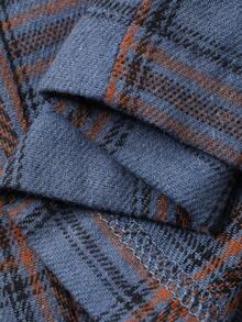 Livesso Plaid Loose Straight Elastic Waist Pajama Pants For Women, Loungewear - Red - View 7