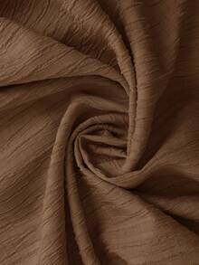 Sylviya 女士休闲度假三件套：开衫、抹胸上衣和短裤 - 棕色 - 查看 10