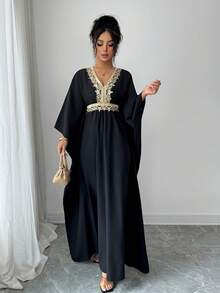 Rafferiza 新款女士修身长裙 - 黑色 - 查看 5