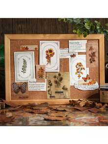 Paquete de 4 pegatinas impermeables para diario con diseño de canción del bosque | Papel y calcomanías retro DIY para scrapbooking - Traje - Ver 10