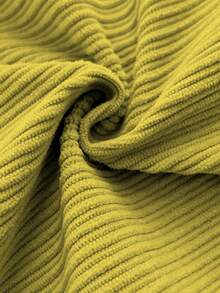 Elamini 女士休闲纯色灯芯绒吊带连衣裙，夏季 - 綠色 - 查看 8