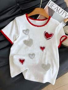 Resyla Women's Printed Round Neck Short Sleeve Casual Versatile T-Shirt - Multicolor - View 3