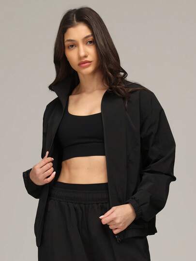 Sigmas Damvävd Träningsjacka med Hel Dragkedja, Vår