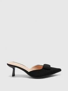 CUCCOO BIZCHIC Women's Fashion Commuter Wear Pointed Stiletto High Heels - Black - View 2