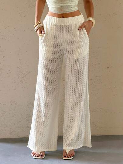 Bluhae Pantalones casuales nuevos para mujer, adecuados para vacaciones y playa, primavera/verano