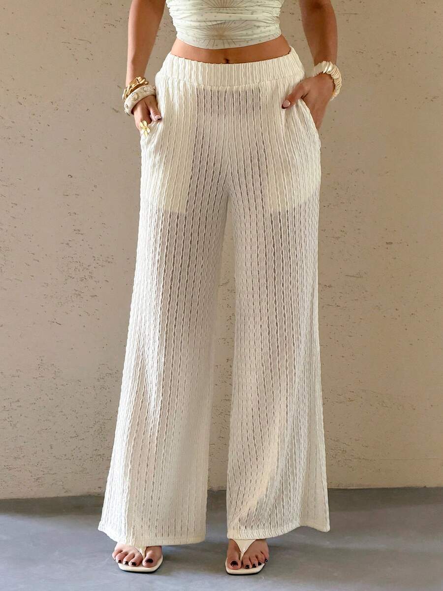 Bluhae Women's New Casual Pants, Suitable For Vacation And Beach, Spring/Summer - Apricot - View 1