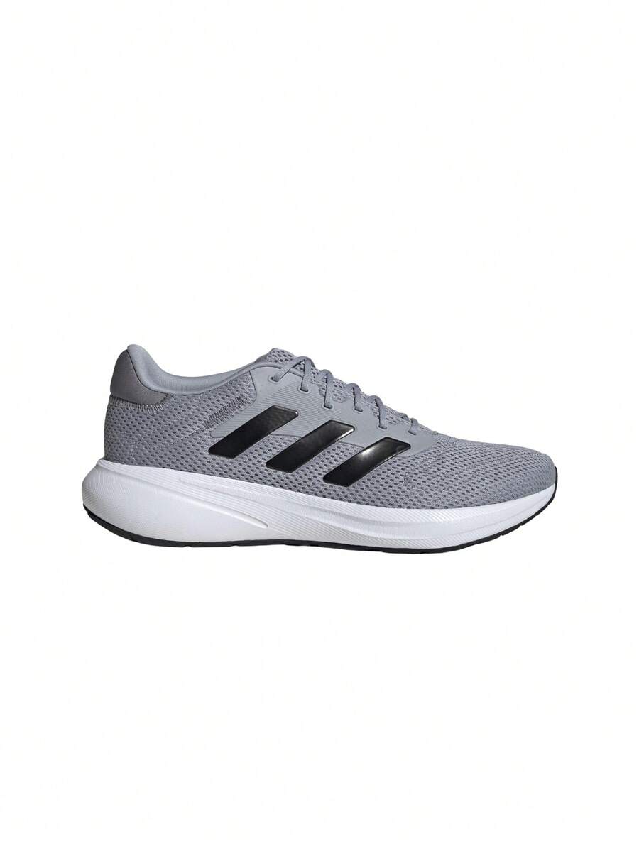 Adidas Tenis Response Men's Runner Shoes Halo Silver / Core Black / Grey IH6102 - 灰色 - 查看 1