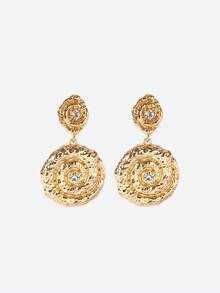 Opalesca Women's Earrings,Pearl/Crystal,18K Gold-Plated,Summer/Beach/Prom/Party/Holiday/Vacation,Engagement/Wedding/Promise - Gold - View 2