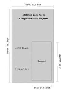 4 set di asciugamani a forma di cuore in pile di corallo, asciugamani da bagno (colore caffè + viola) con tessuto morbido e delicato sulla pelle - Caffè Marrone - Visualizzare 3