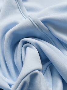 EMERY ROSE Women's Fashion Sleeveless Teardrop Hollow Waist Ruched Romantic Elegant Casual Daily Date Party Commute Spring/Summer Dress - Blue - View 7