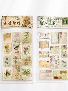 1 Set Of 4 Pcs"Golden Years" Gold Foil Stickers, Cute 2 Packs, Children's Journal Stickers, Retro Material Wholesale - Jinse Times - View 5