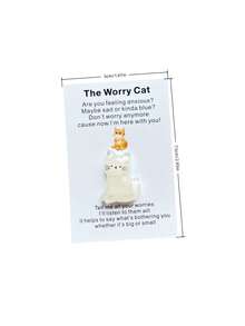 10-Piece Cartoon Pocket Hug & Encouragement Card Set | Heartwarming Cheer-Up Cards For Friends & Family - multicolor - View 2