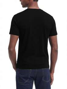 Men's T-Shirt 2 Pack White - Black and Black - View 3