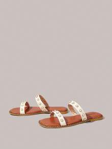 Styleloop Women Flat Sandals - Beige - View 2
