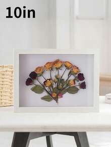 SHEIN 1 件经典矩形木制海报框，3D 镂空标本展示厚木框，适用于客厅墙壁装饰 - 彩色 - 查看 21