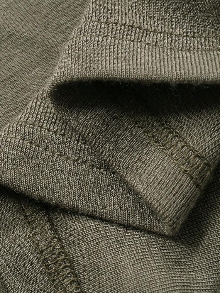 Minimalist Solid Color Knit Cardigan & Pants Loungewear Set For Women