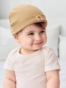 Cozy Pixies 3pcs/Set Newborn Baby Soft Comfortable Animal Pattern Beanies, Suitable For Outdoor Use To Keep Warm - Multicolor - View 6