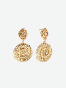 Opalesca Women's Earrings,Pearl/Crystal,18K Gold-Plated,Summer/Beach/Prom/Party/Holiday/Vacation,Engagement/Wedding/Promise - Gold - View 5