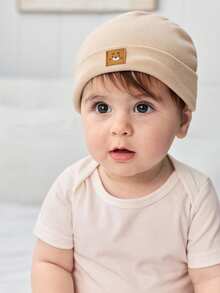 Cozy Pixies 3pcs/Set Newborn Baby Soft Comfortable Animal Pattern Beanies, Suitable For Outdoor Use To Keep Warm - Multicolor - View 9