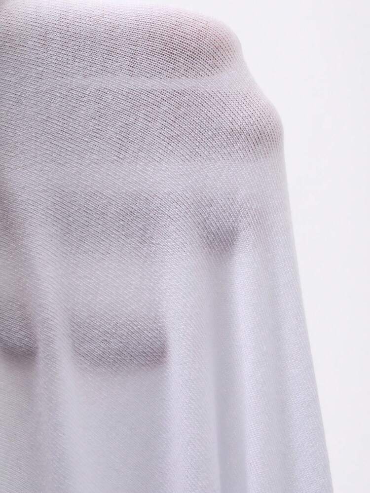 Elegant Ruffle Trim Short Sleeve T-Shirt For Women, Unique & Beautiful Fitted Slim Versatile Blouse Top