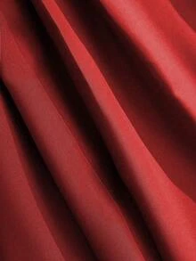 Franclia Elegancki, modny, drukowany komplet bluzki i plisowanej spódnicy midi, 2 sztuki, odpowiedni do noszenia warstwowego lub samodzielnie, jesień/zima - Czerwony - Zobacz 7