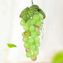 4/1pc Fake Red And Green Grapes, Plastic Lifelike Fruit Artificial Simulation Grapes For Wedding Home Kitchen Party Decor Photography Prop Gifts Birthday Graduation,Fake Plants - Multicolor - View 17