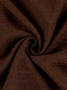 Franclia Đầm dài không tay cổ chữ V hai dây kiểu vintage dành cho nữ, thích hợp cho mùa hè. - màu nâu - Xem 8