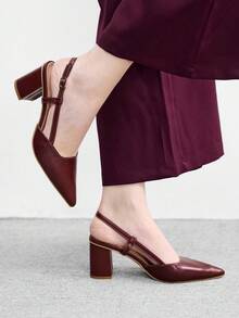 CUCCOO BIZCHIC Tacones para mujer - Burdeos - Ver 3