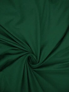 SHEIN Clasi Đầm midi dáng chữ A cổ chữ V, chất liệu dệt kim họa tiết, xếp ly, xoắn eo, kiểu dây xích dành cho nữ cỡ lớn mùa xuân/hè. - màu xanh lá - Xem 6