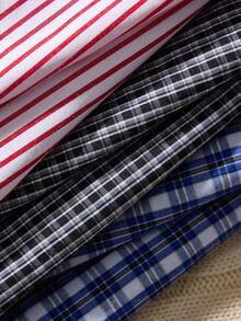 3条装条纹格子舒适休闲男士哈伦裤 - 彩色 - 查看 5