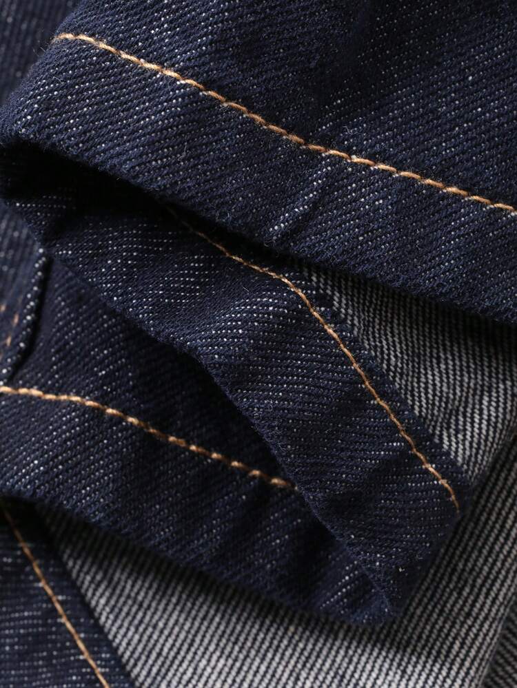 Casual Loose Design Washed Denim A-Line Skirt For Women, Spring/Summer