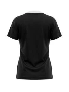 Adidas Entrada 22 Womens T-Shirt Black - Black - View 2