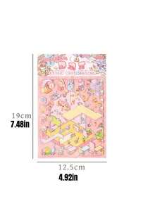 1 Set Of 4 Pcs Miniature Scenery Stickers For Witch's Part-Time Job - DIY Stickers And 3D Stickers - Witch part-time job - View 2