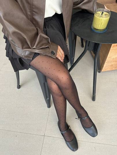 DAZY Teen Girls Sheer Fitted Breathable Versatile Leggings For Everyday Wear